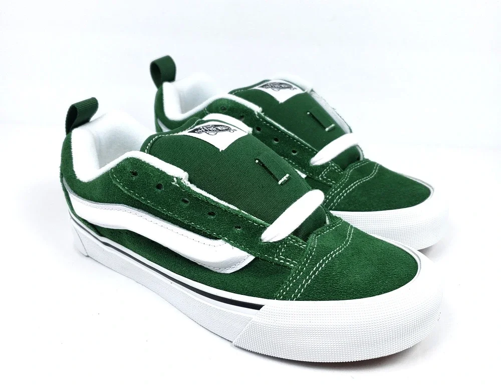 Vans Knu Skool Womens Size 5 Mens Sz 3.5 Eden Green Low Skate Sneaker Shoes